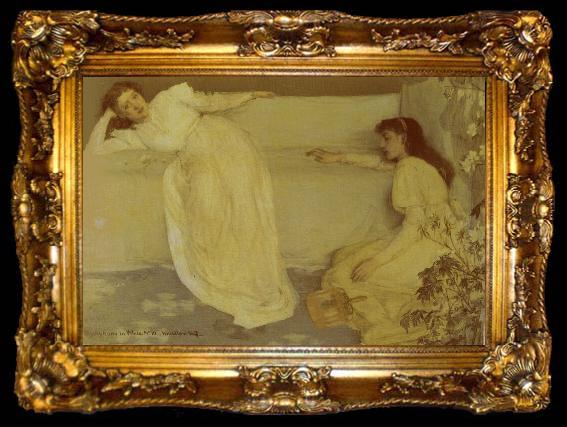 framed  James Mcneill Whistler Symphonie in Wieb Nr. 3, ta009-2
